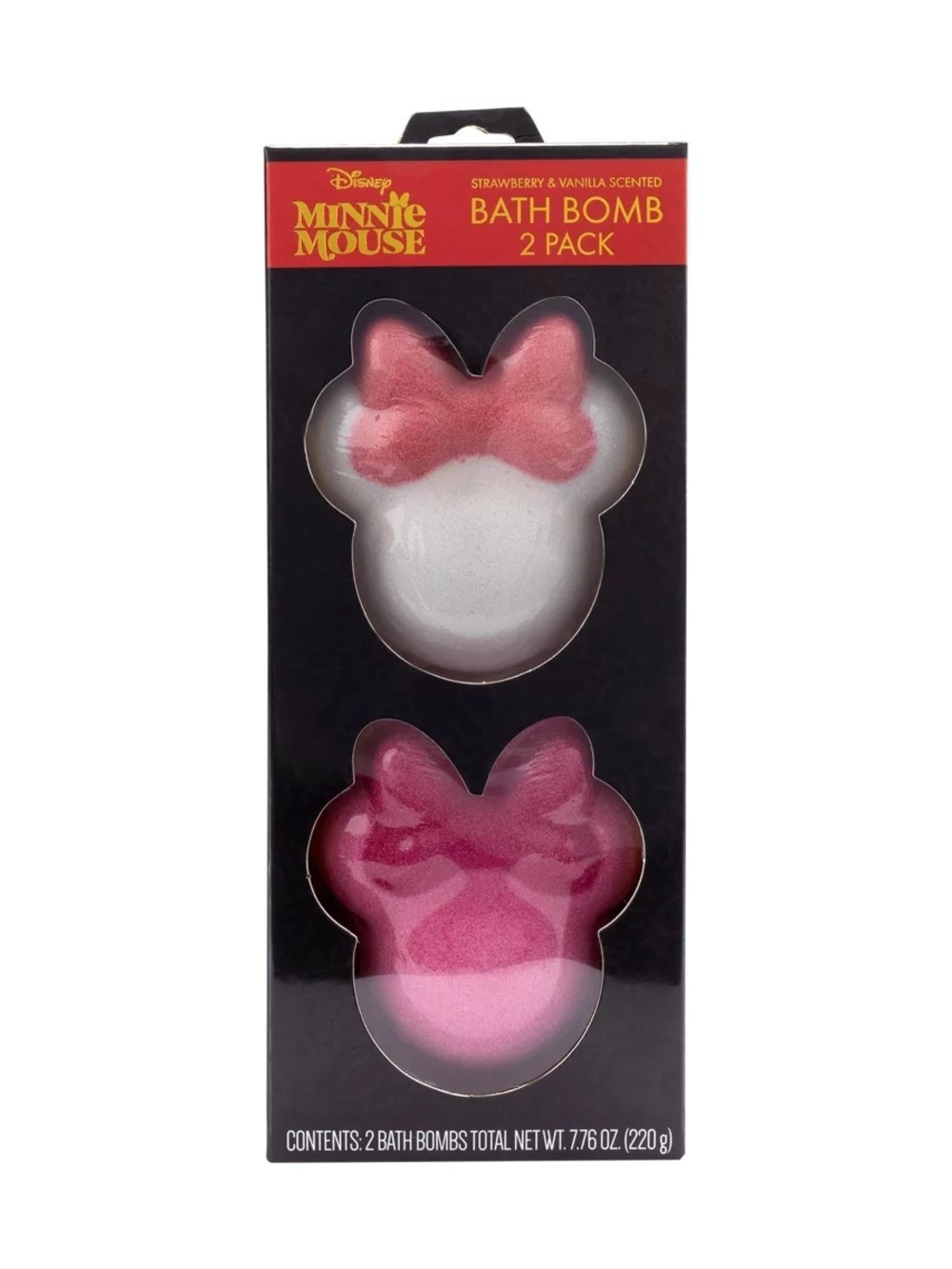 Disney Minnie Mouse Pink & White Bath Bombs 2-Pack - Picture 4 of 4